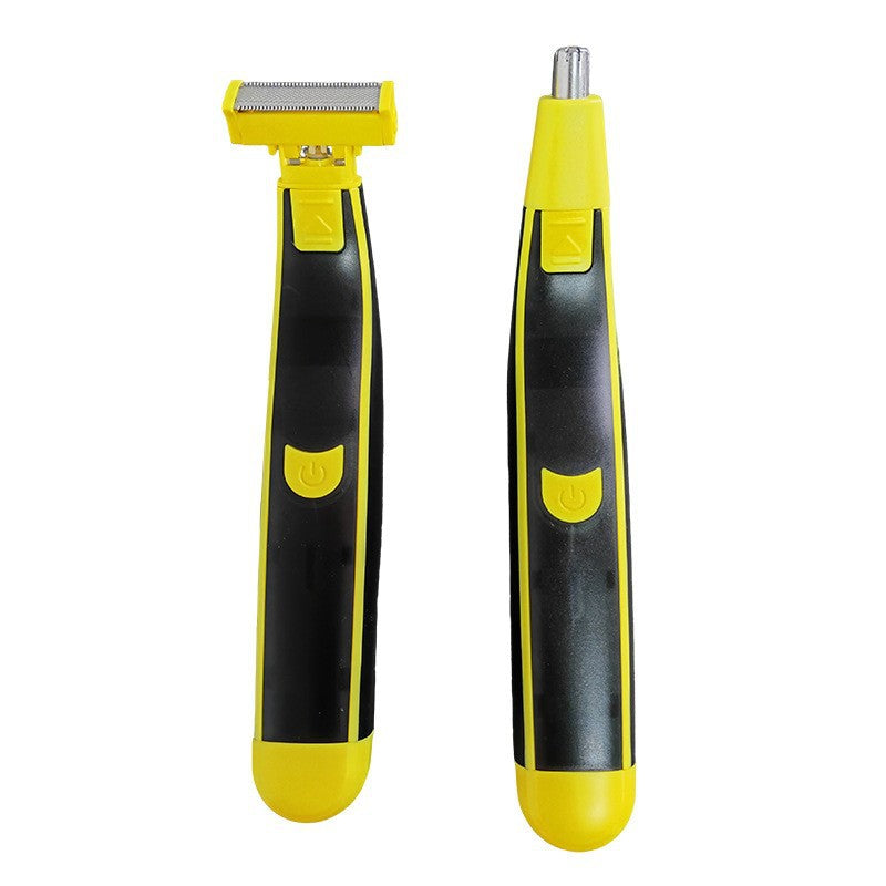 USB Rechargeable Electric Shaver & Nose Hair Trimmer - Grooming Essential