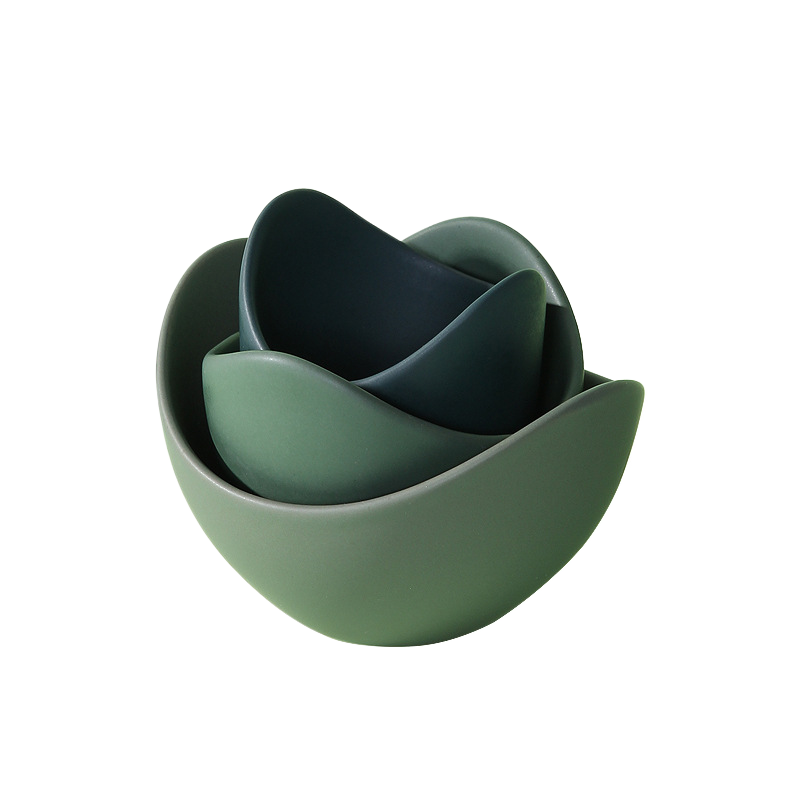 Lotus Ceramic Bowl | Elegant Japanese Style Decor & Serveware