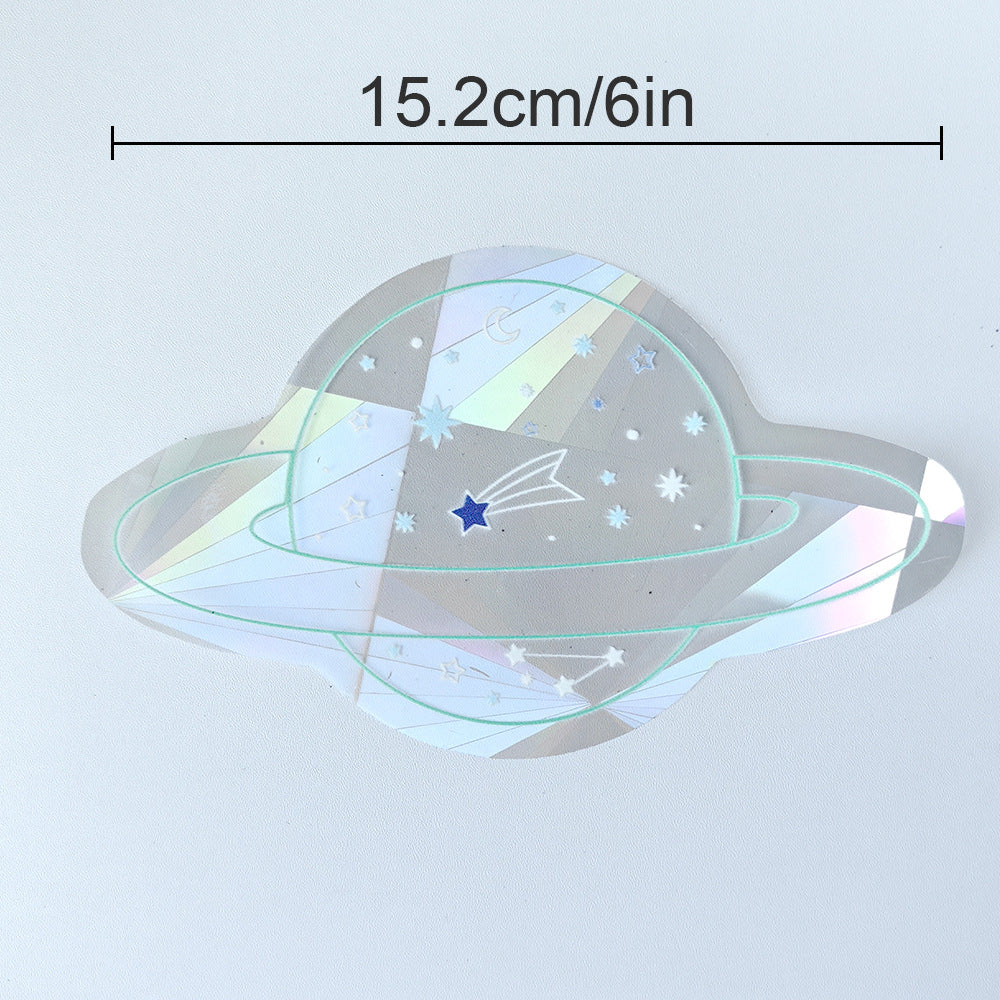 Cosmic Rainbow Prism Window Sticker | Stunning Light Reflection Decor