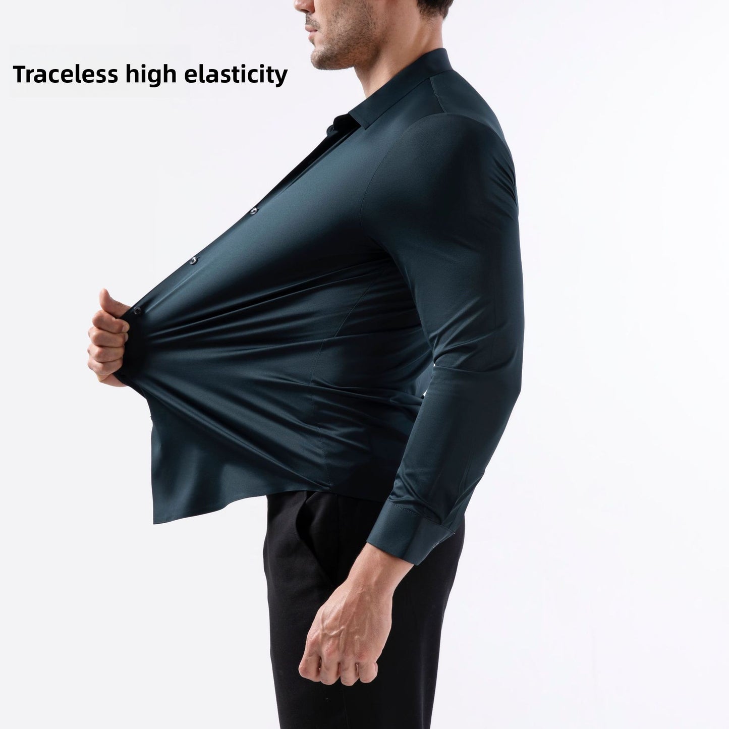 Men's Slim Fit Stretch Shirt | Comfort & Style Combined