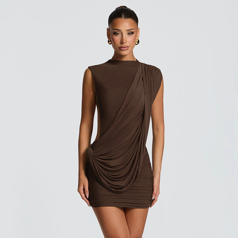 Sleeveless Backless Bodycon Dress | Trendy Fashion Statement