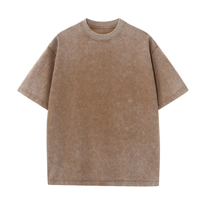 Vintage Washed Cotton T-Shirt | Soft, Trendy, and Customizable