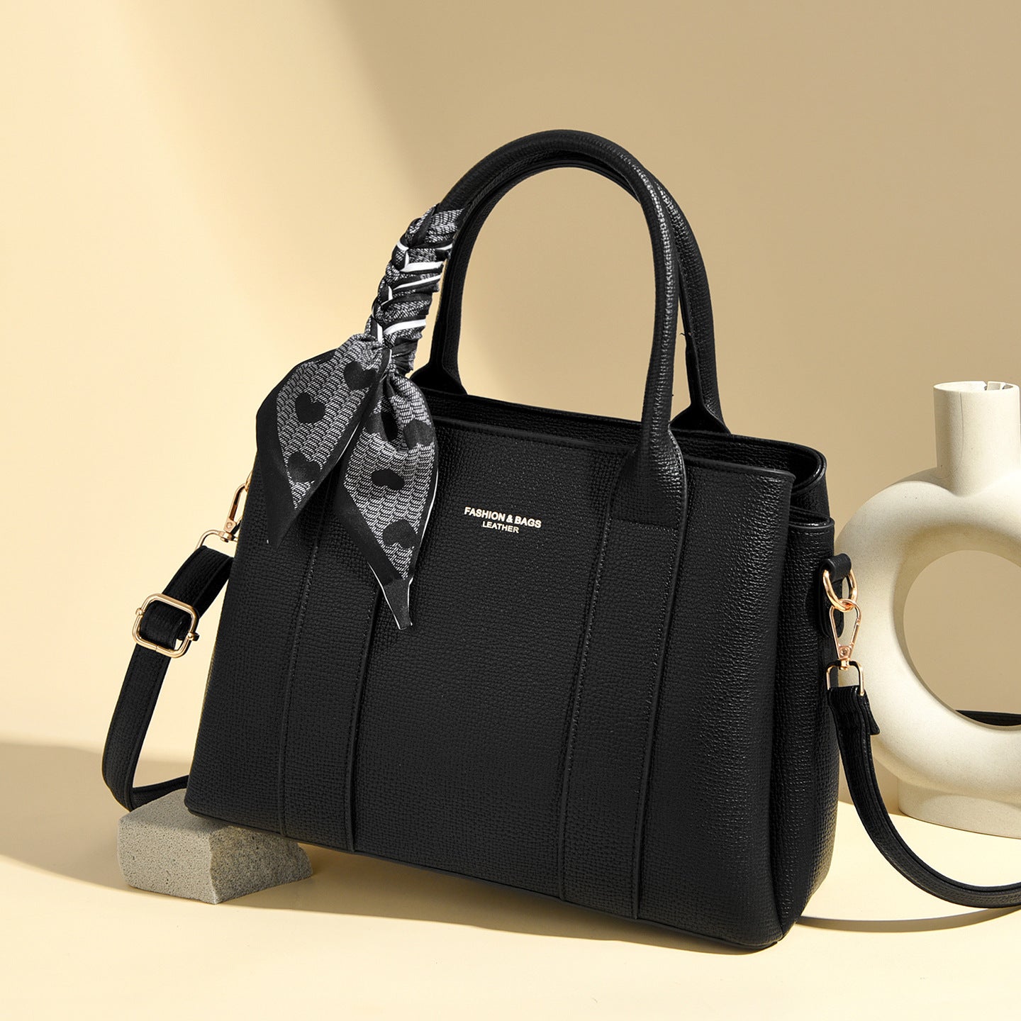 Minimalist Single Strap Shoulder Bag | Stylish PU Leather Design