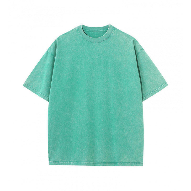 Vintage Washed Cotton T-Shirt | Soft, Trendy, and Customizable