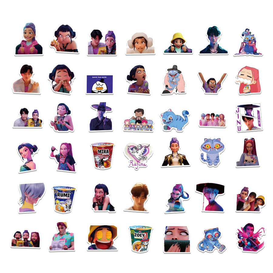 Demon Hunter Vinyl Stickers | Unique Korean Movie Star Designs