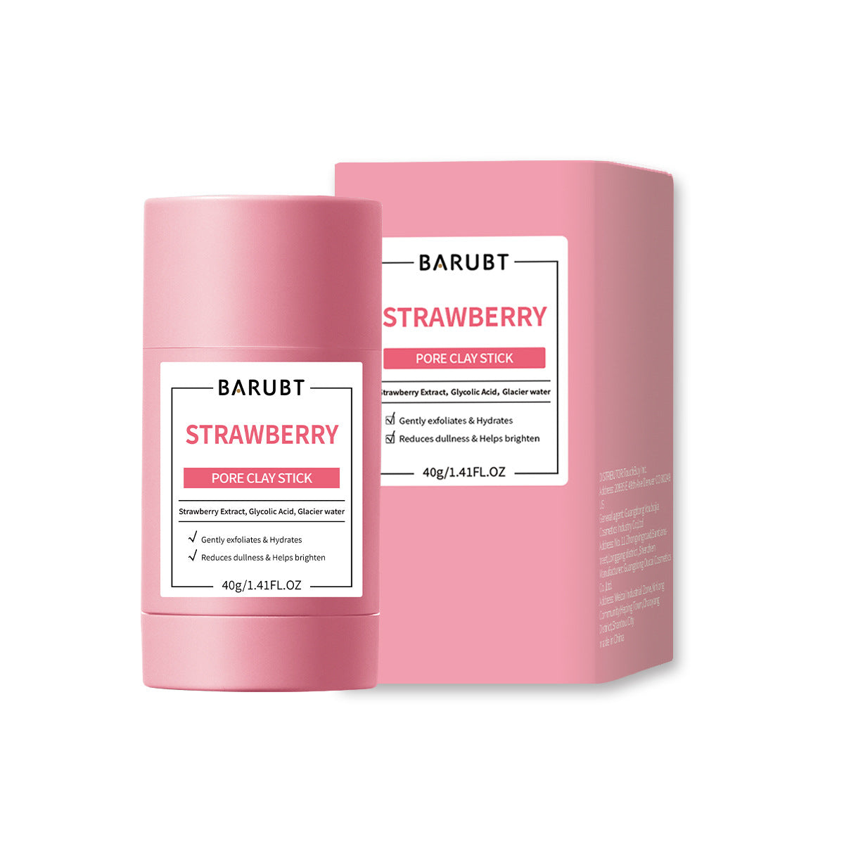 Strawberry Puree Mask Stick | Deep Cleansing Skin Care