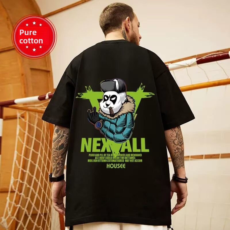 Comfortable Cotton T-Shirt | Trendy Cartoon & Basketball Designs