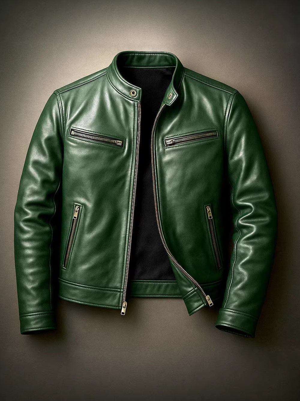 Men's PU Leather Biker Jacket | Stylish Windproof Outerwear