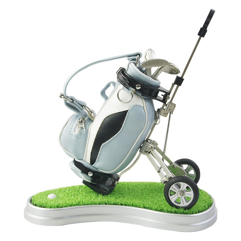 Golf Bag Inspired Pen Holder | Stylish Desktop Organizer