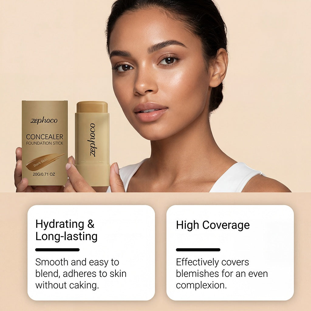 Natural Moisturizing Foundation Stick | Lightweight Hydrating Coverage
