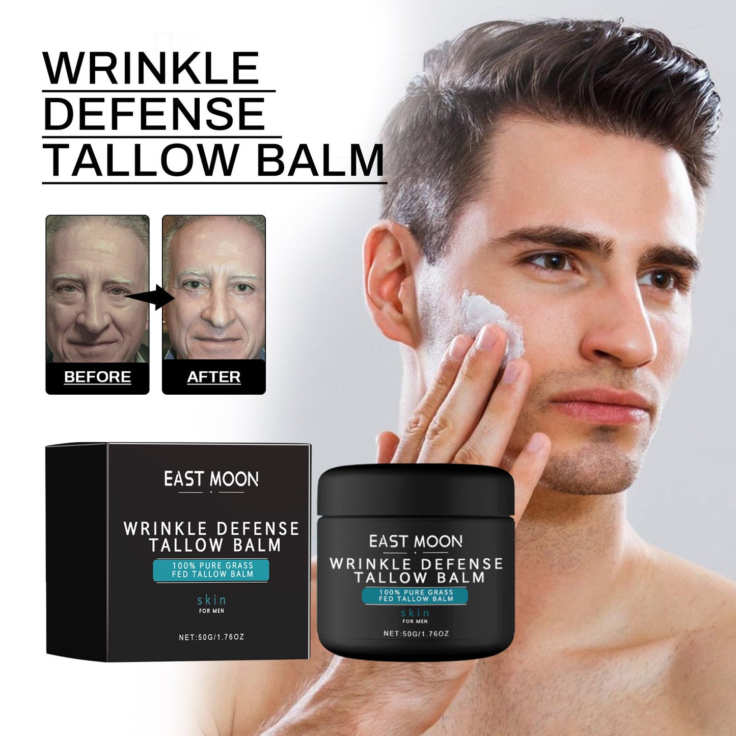 Men's Anti-Wrinkle Face Cream | Rejuvenate Your Skin Today