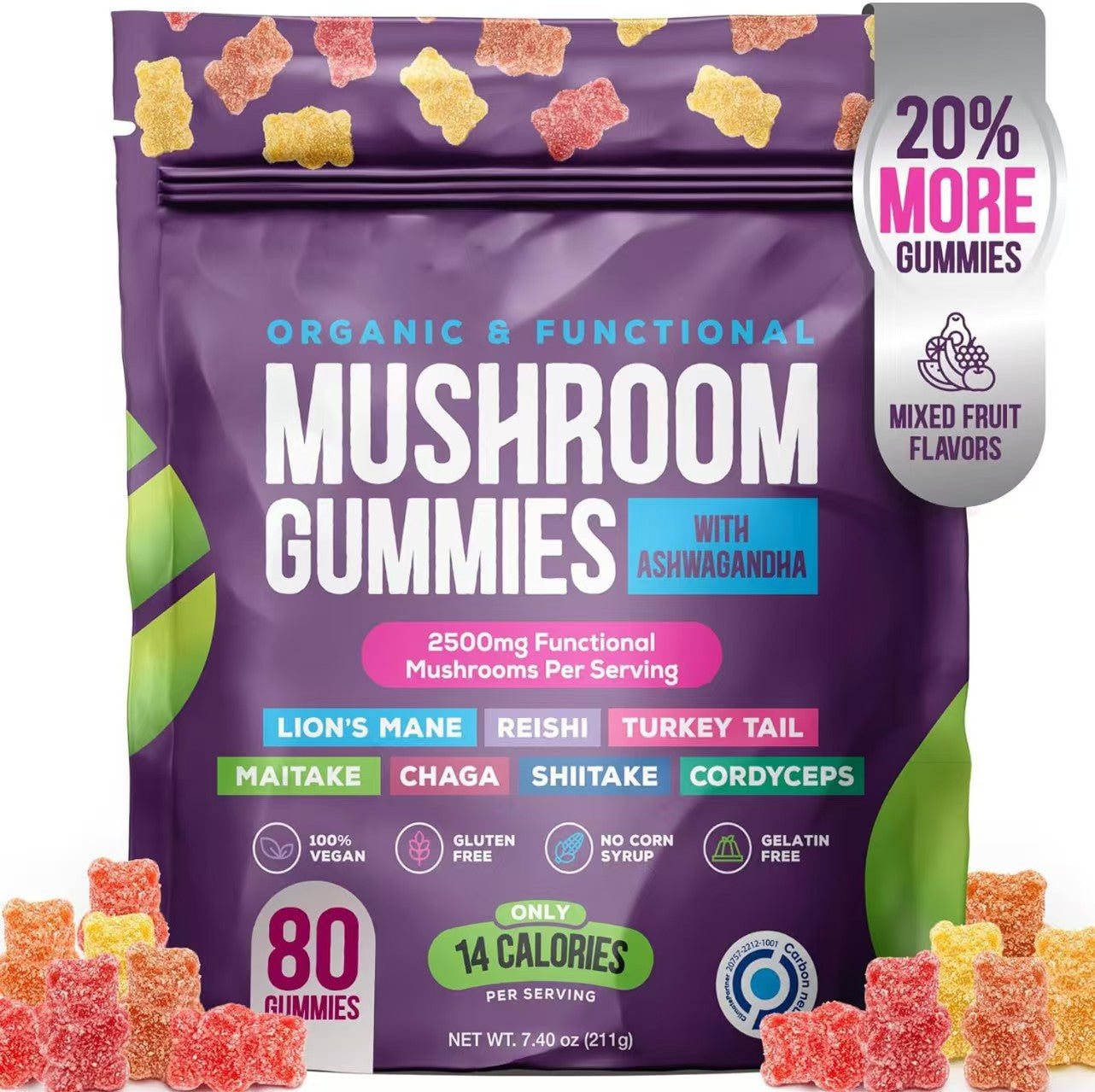 Delicious Mushroom Gummies | Nutritional Wellness in Every Bite