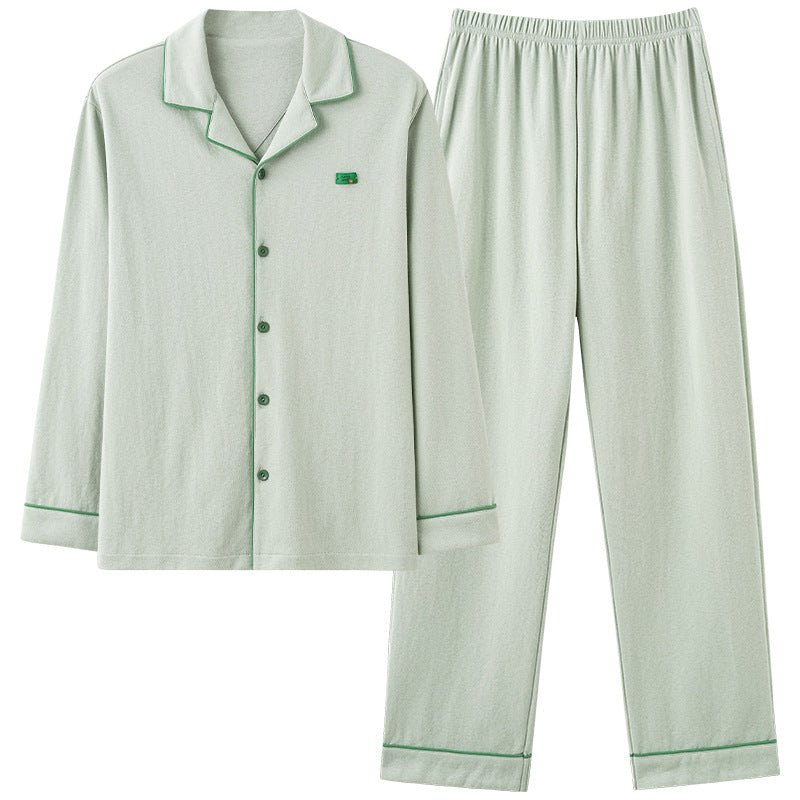 Cotton Couple Pajamas Set | Long Sleeve Cozy Home Wear