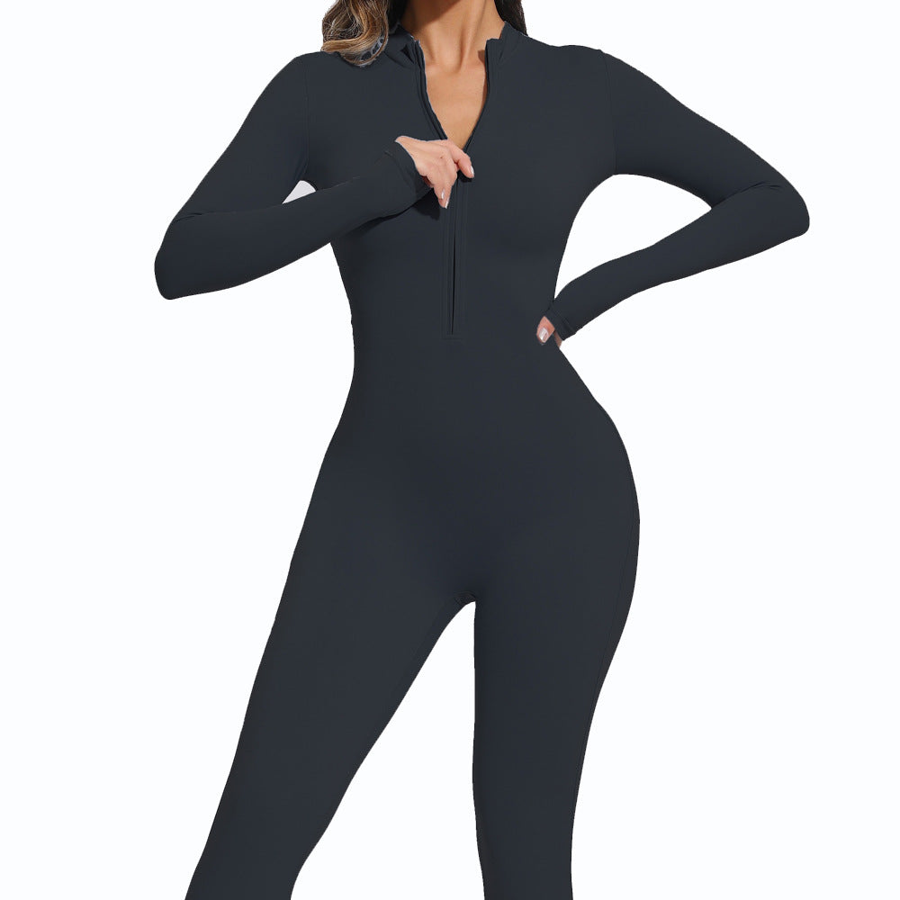 Long Sleeve Yoga One Piece Suit | Comfortable Activewear for All