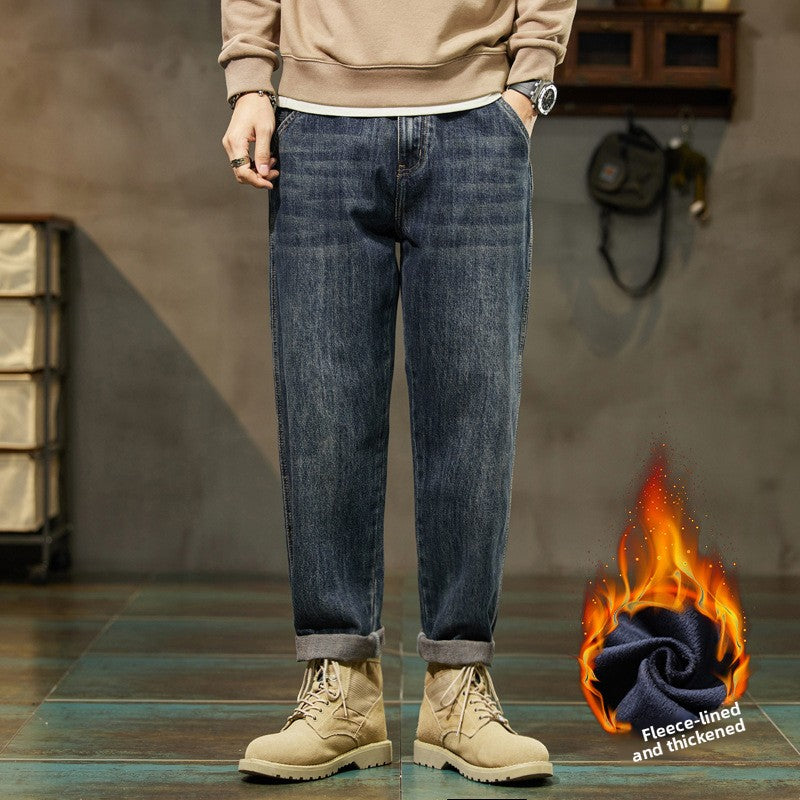 Ultra-Thin Loose Straight Leg Jeans for Men | Lightweight Comfort