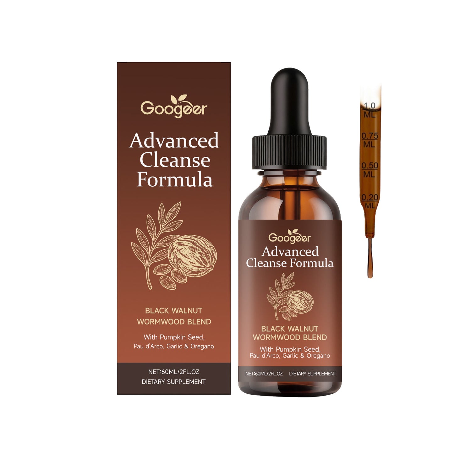 Natural Black Walnut Mugwort Drops | Vitality for Your Skin