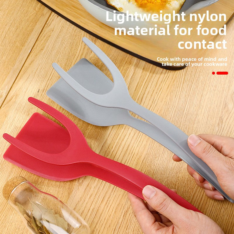 Nylon Cooking Spatula with Double Handle | Ergonomic & Heat Resistant