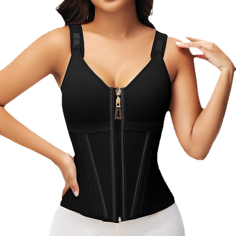 Women's Shaping Zipper Vest | Enhance Your Silhouette Comfortably