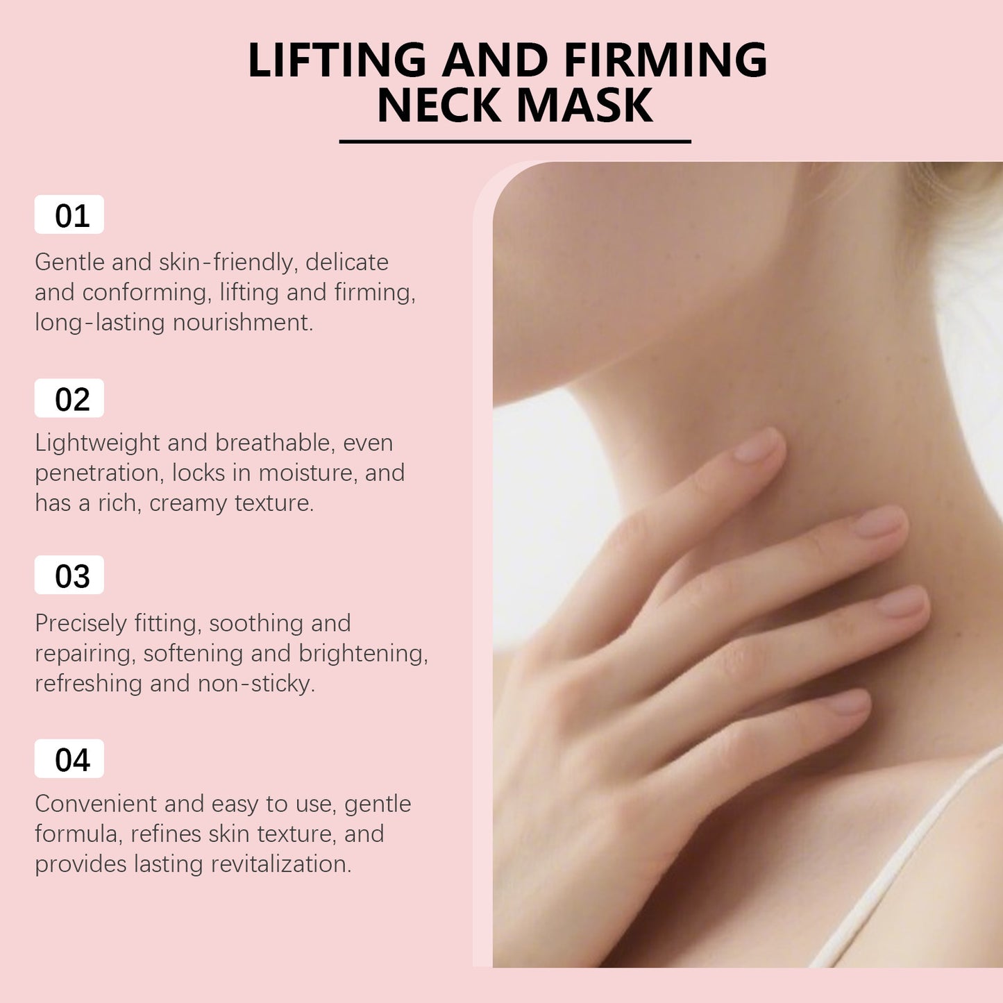 Collagen Protein Neck Mask Patches | Deep Hydration & Care