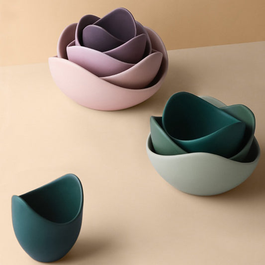 Lotus Ceramic Bowl | Elegant Japanese Style Decor & Serveware