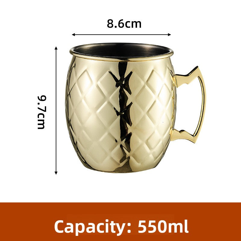 Hammered Cocktail Cup | Premium Stainless Steel Drinkware
