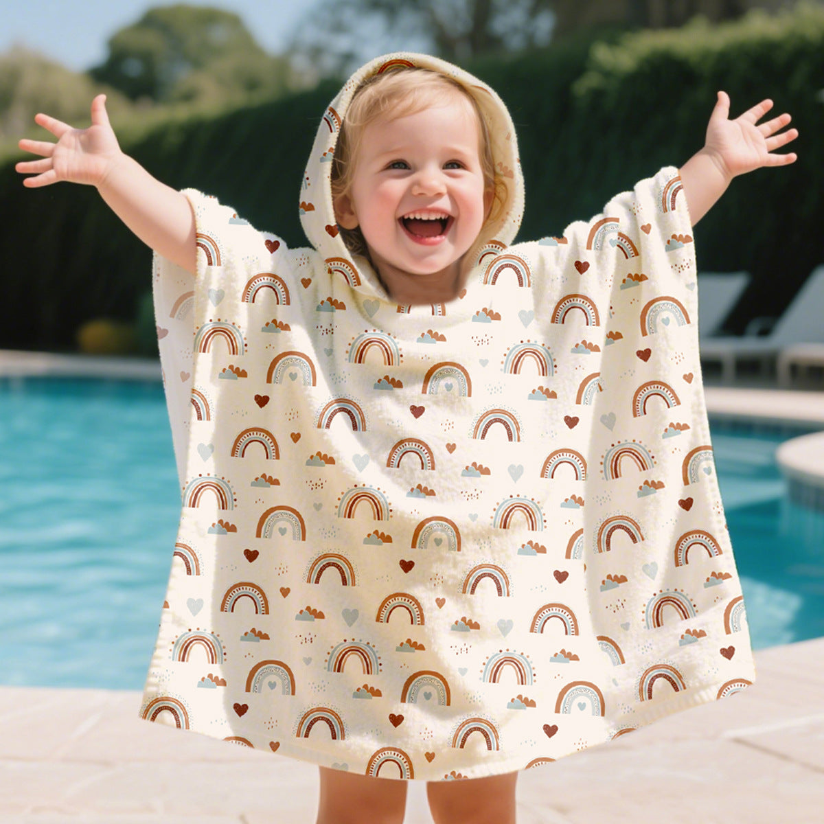 Kids Hooded Bath Towel Cape | Fun, Soft, and Cozy Bath Time Essential