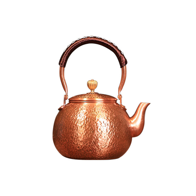 Handmade Hammered Copper Teapot | Elegant Tea Brewing Experience