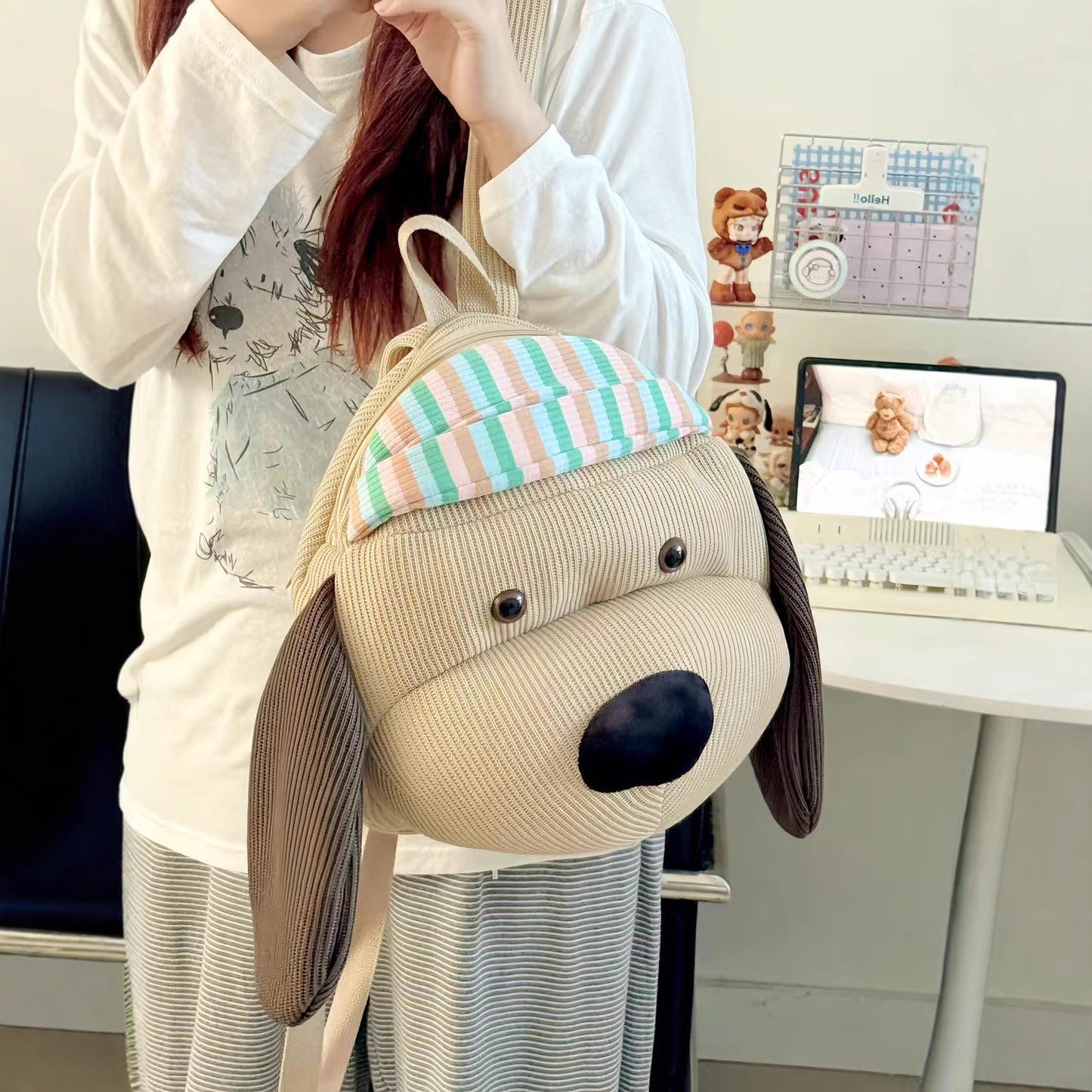 Cute Puppy Plush Backpack for Kids | Adorable & Spacious Design