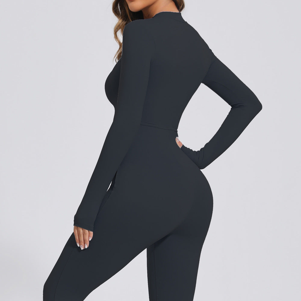 Long Sleeve Yoga One Piece Suit | Comfortable Activewear for All