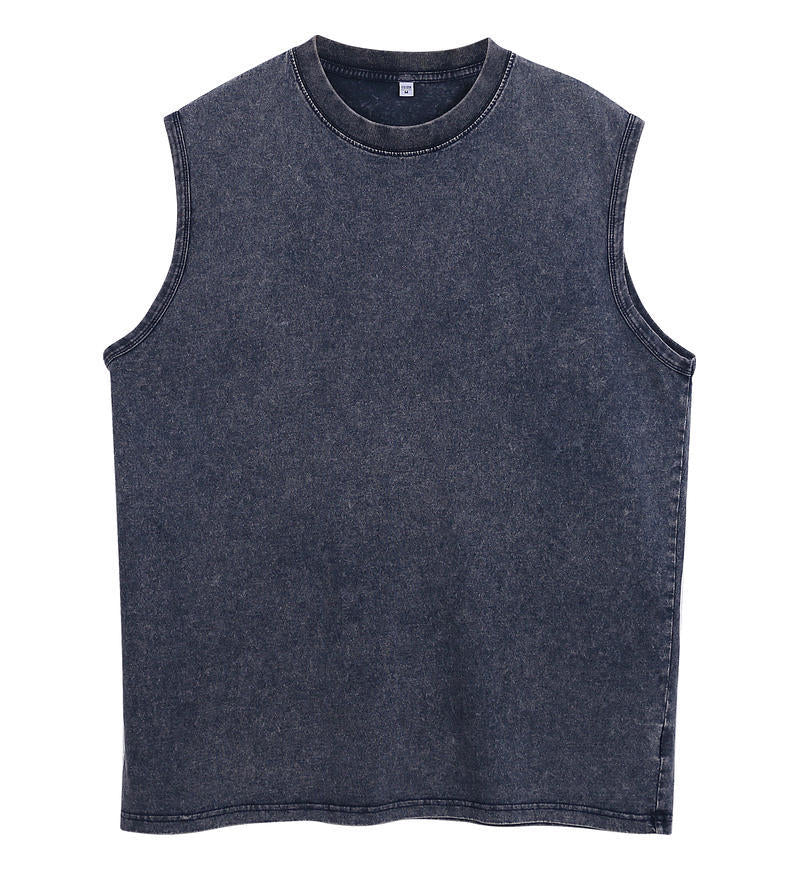Men's Cotton Vintage Vest | Loose Fit Casual Wear