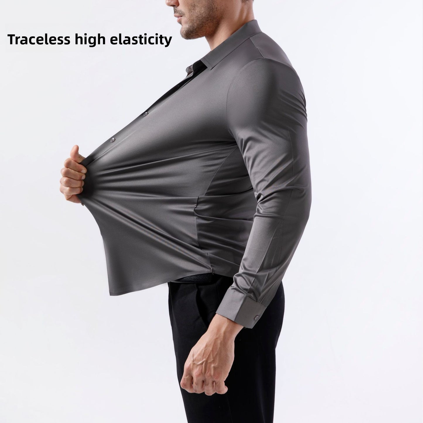Men's Slim Fit Stretch Shirt | Comfort & Style Combined