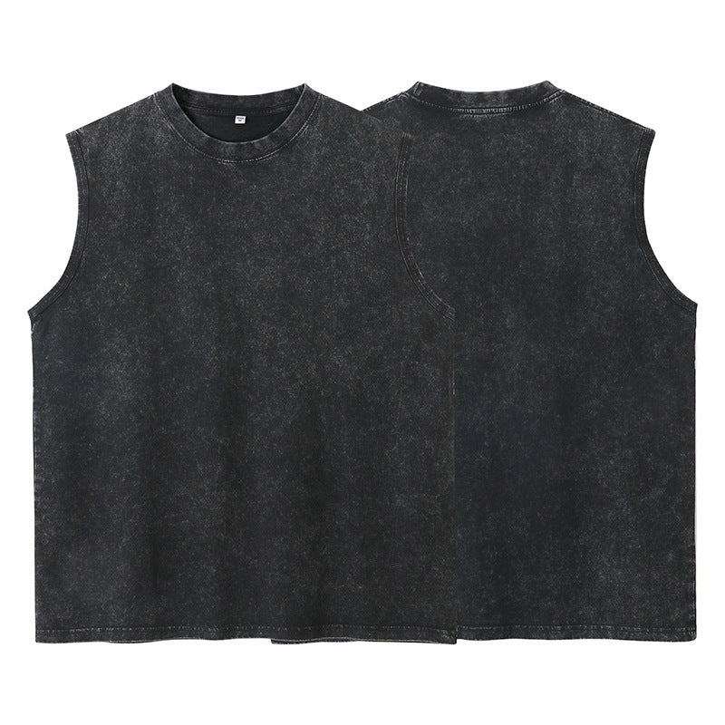 Men's Cotton Vintage Vest | Loose Fit Casual Wear