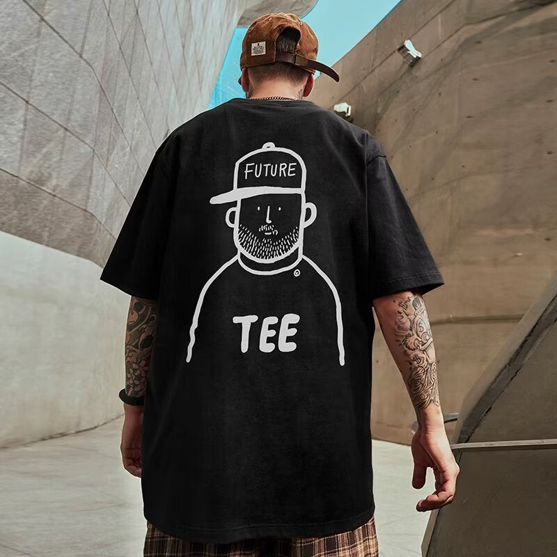 Comfortable Cotton T-Shirt | Trendy Cartoon & Basketball Designs