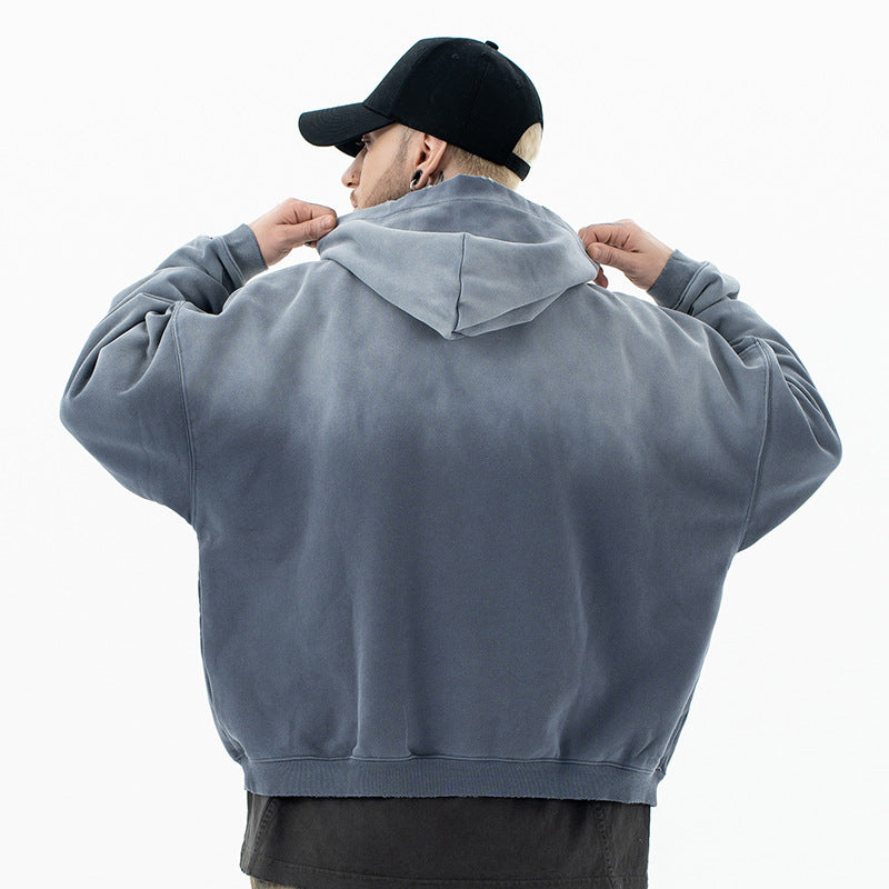 Gradient Fleece Hooded Sweatshirt | Stylish & Cozy Casual Wear