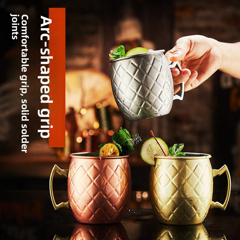 Hammered Cocktail Cup | Premium Stainless Steel Drinkware