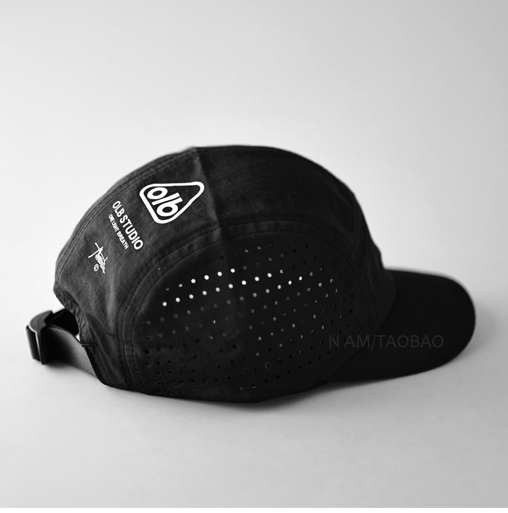 Breathable Mesh Baseball Cap with Short Brim | Sun Protection