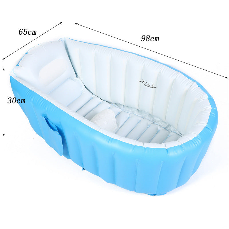 PVC Inflatable Baby Bathtub | Comfortable & Safe Bathing Fun