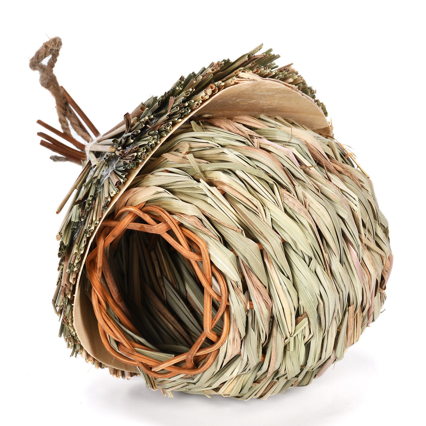 Eco-friendly Straw Bird's Nest | Stylish Hanging Birdhouse