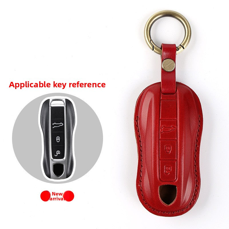 Genuine Leather Key Case | Premium Cowhide Key Protection