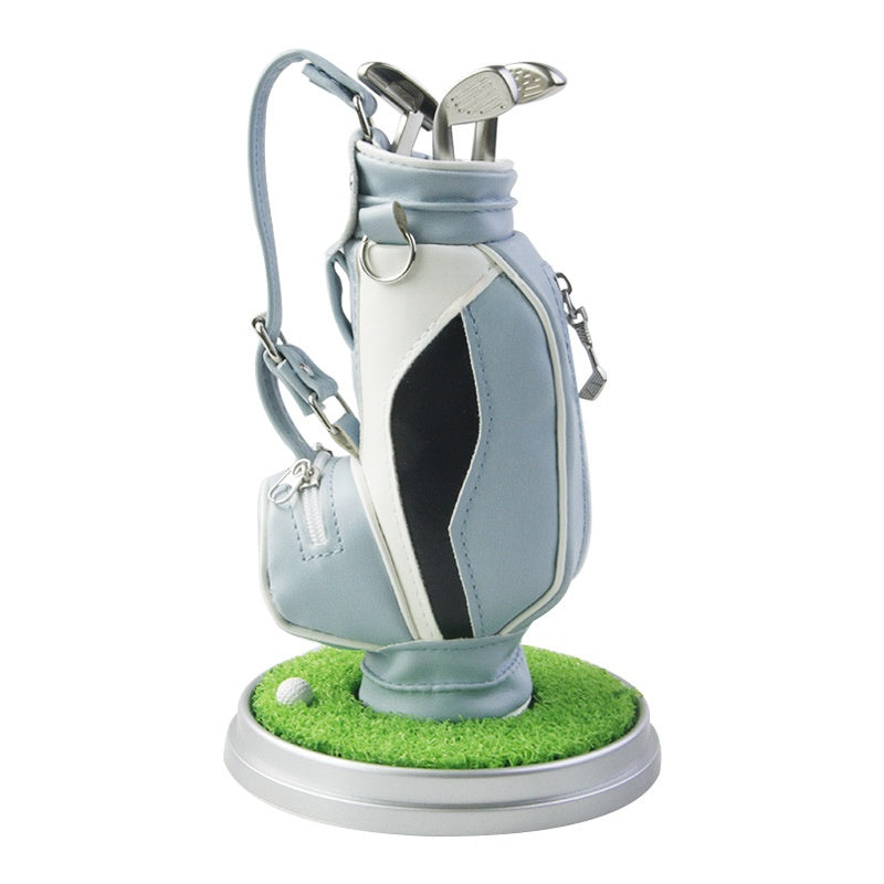 Golf Bag Inspired Pen Holder | Stylish Desktop Organizer