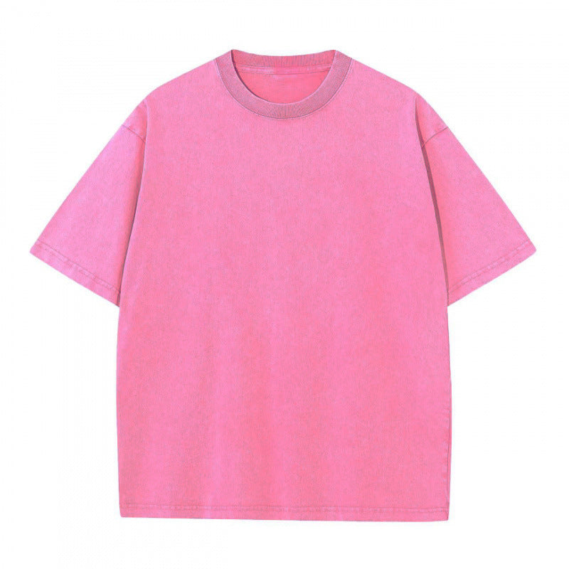 Vintage Washed Cotton T-Shirt | Soft, Trendy, and Customizable