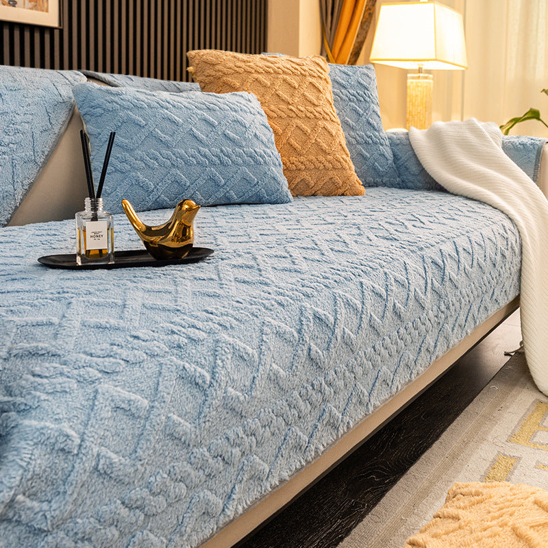 Soft Plush Sofa Cushion Cover | Stylish and Comfortable Protection