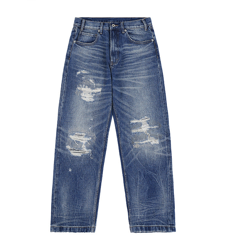 Men's Cotton Jeans | Vintage Style, Comfort & Versatility