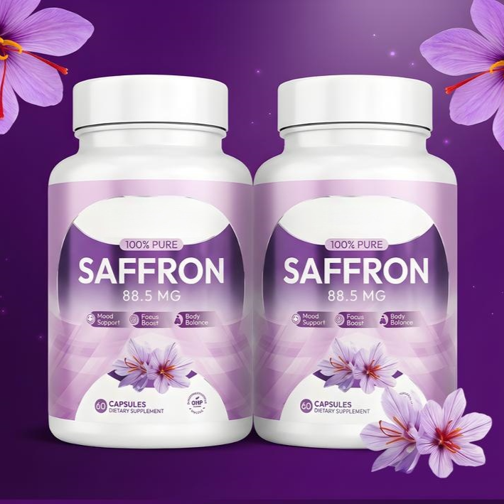 Premium Nutritional Saffron Supplement | Vegetarian Capsules