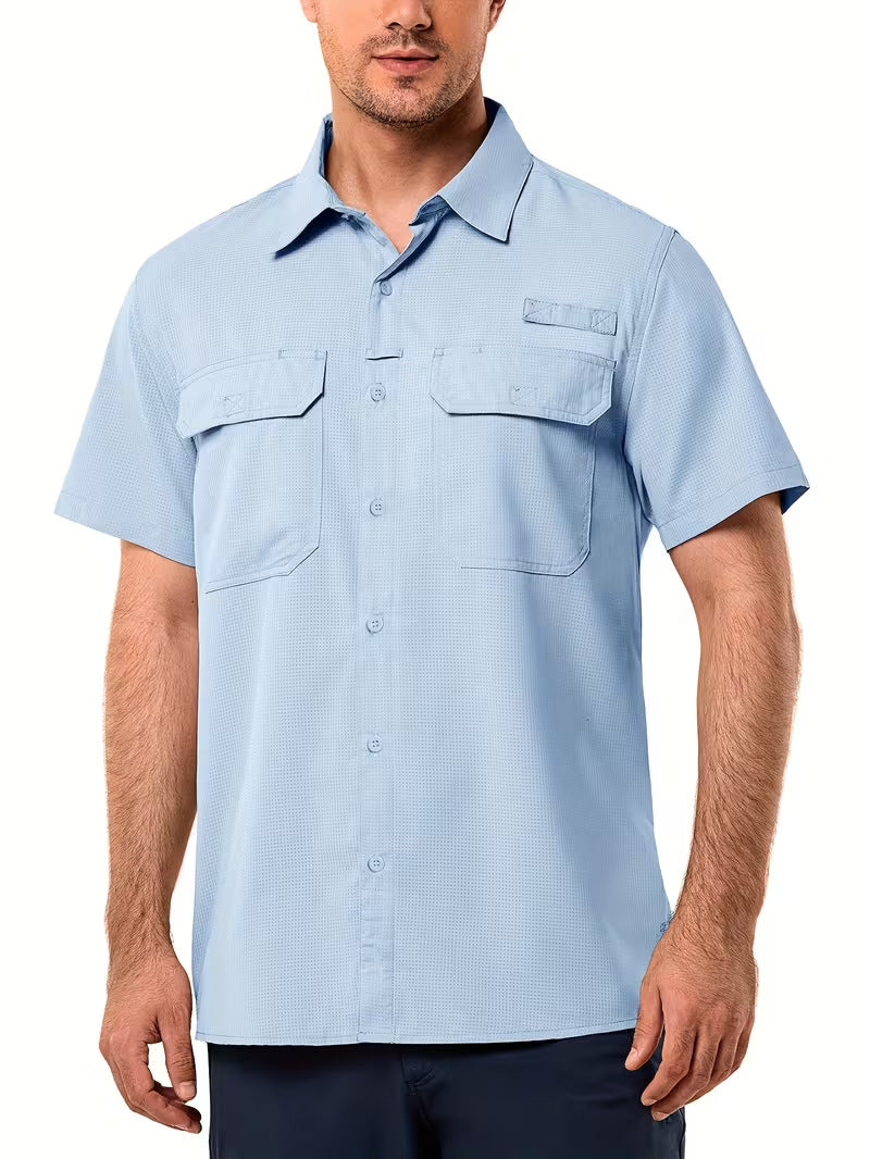 Men's Quick-Dry Short Sleeve Shirt | Ultimate Comfort & Style