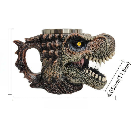 Dinosaur Cup | Creative Resin Mug for Home & Office