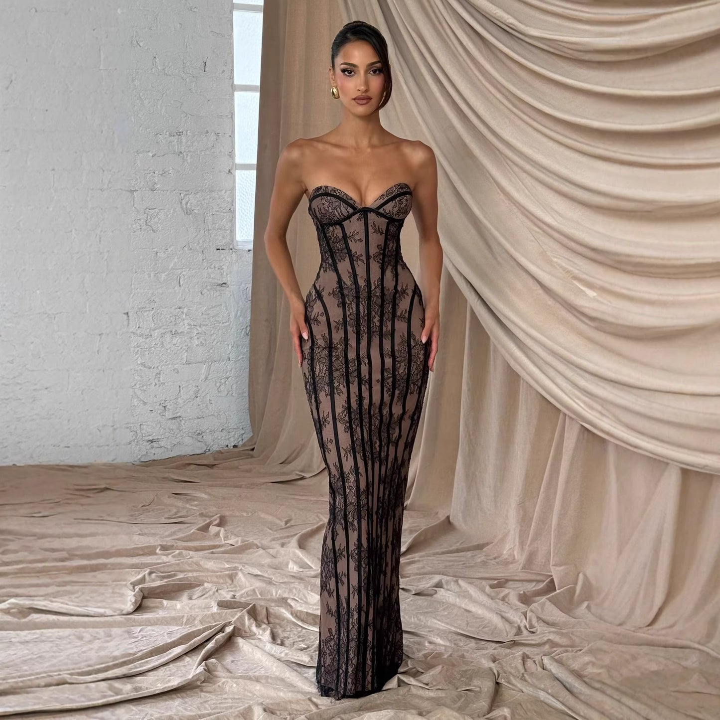 Elegant Fishtail Knitted Dress | Stylish & Versatile Women's Fashion