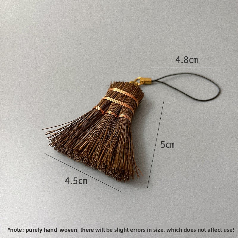Mini Portable Cleaning Brush with Wool Bristles