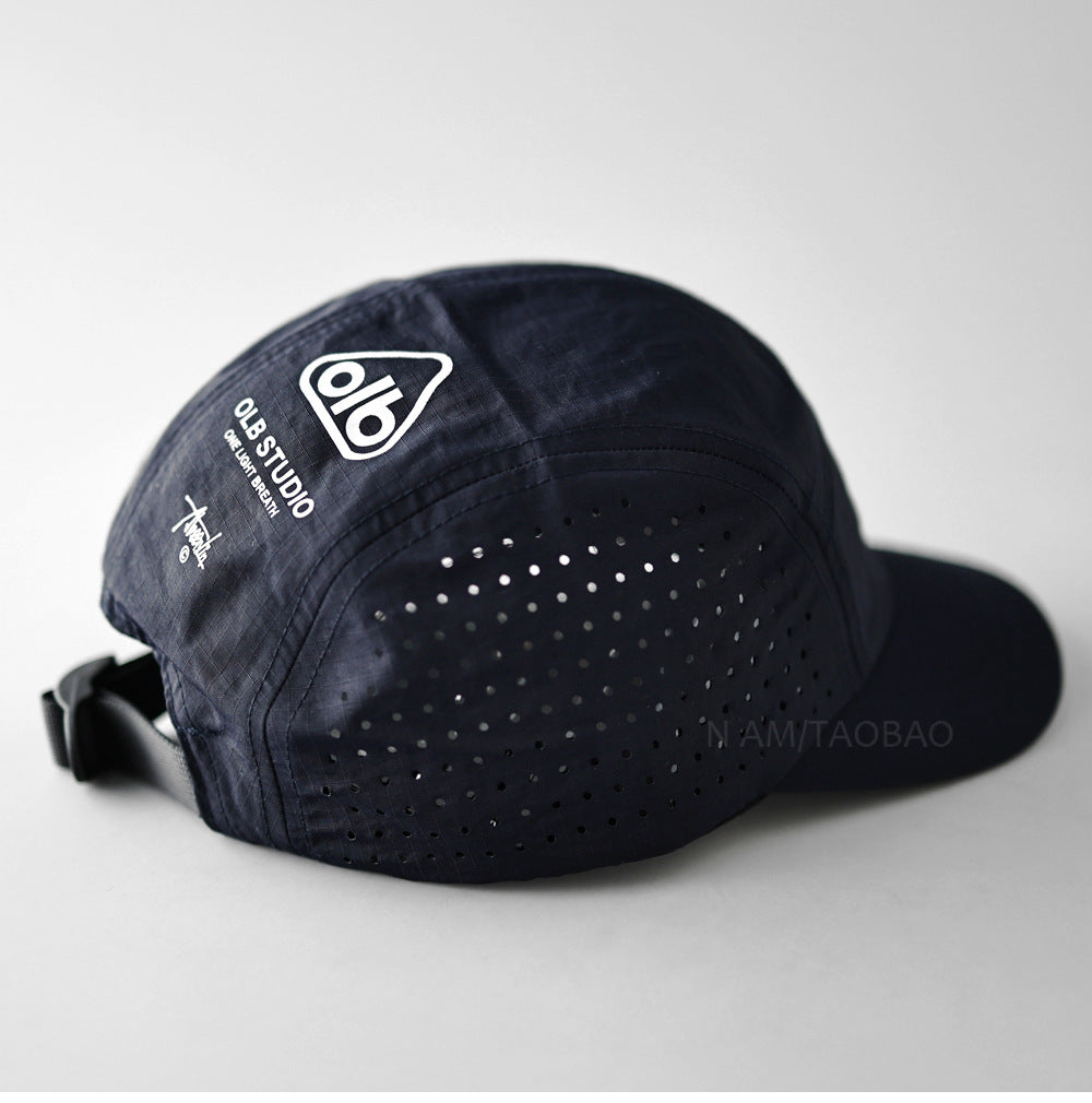 Breathable Mesh Baseball Cap with Short Brim | Sun Protection