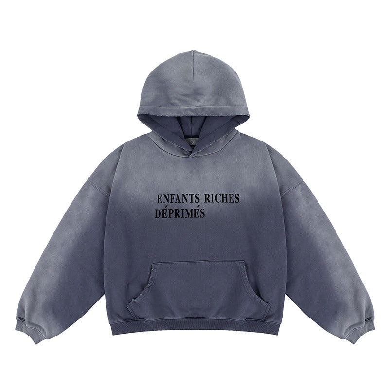 Gradient Fleece Hooded Sweatshirt | Stylish & Cozy Casual Wear